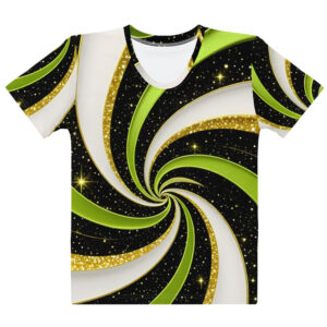 REJEY Cosmic Spiral All-Over Print Women's T-Shirt