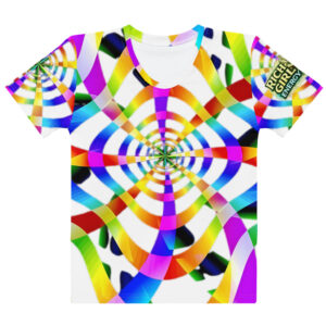 REJEY Kaleidoscope Vision All-Over Print Women's T-Shirt